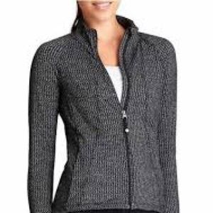 Athleta Heartbeat Hope Jacket-Black/Grey - Medium